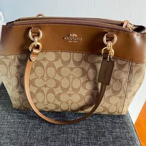 Coach Signature Brooke Carryall in brown (F25396)